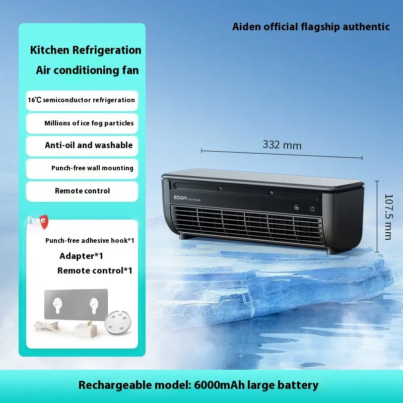 Mini Climatiseur Portable Rechargeable – Fraîcheur Instantanée Partout