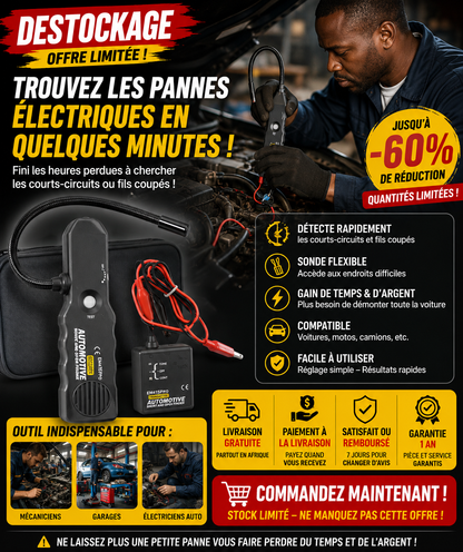 Testeur de circuit ouvert et de court-circuit pour applications électriques automobiles