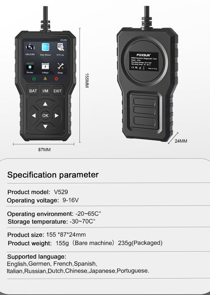 Lecteur Diagnostic OBD2 – Éteignez Votre Voyant Moteur en 1 Minute