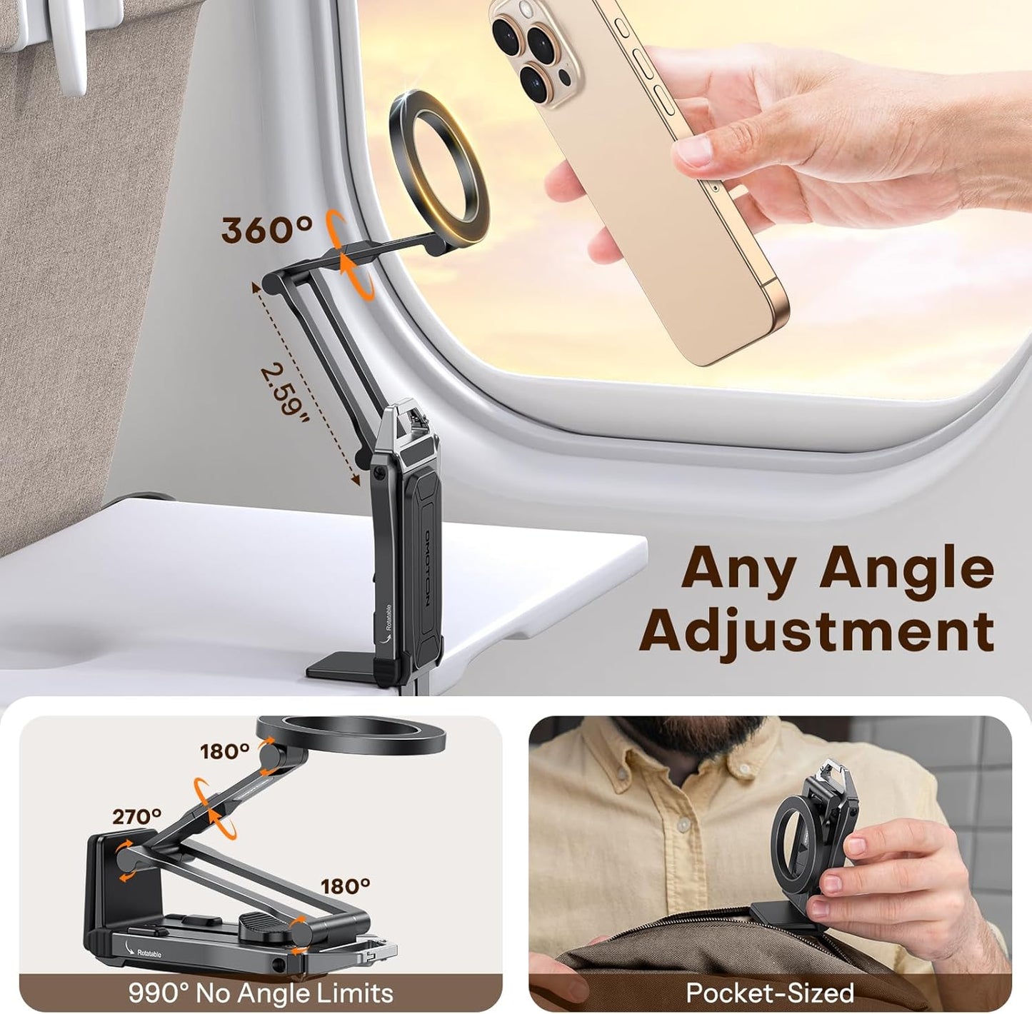 Support de Téléphone Magnétique Ultra-Puissant