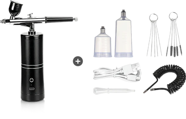 Kit Aérographe Portable Sans Fil