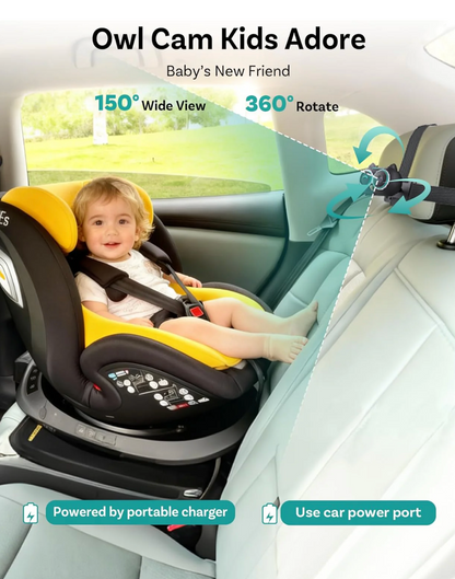 Caméra Bébé Voiture DriveSight™ – Surveillez votre enfant sans quitter la route