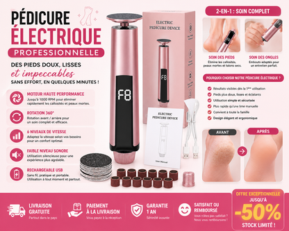 ✨ Pédicure Électrique Professionnelle™