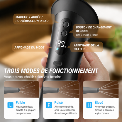 Nettoyeur d’oreilles électrique automatique – élimination douce du cérumen